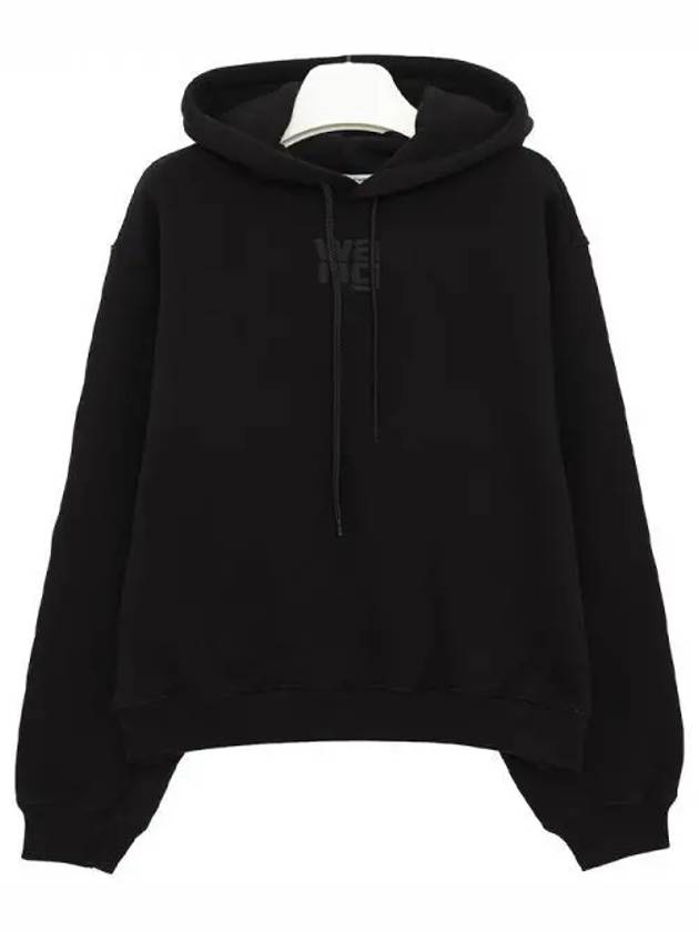 Puff Logo Hooded Top Black - ALEXANDER WANG - BALAAN 2