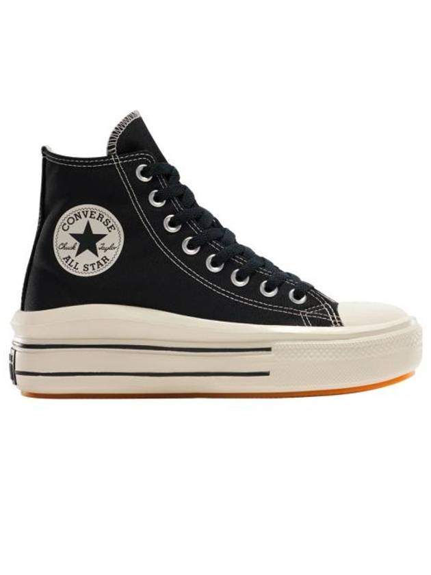 Chuck Taylor All Star Move Retro Sports High Top Sneakers Black - CONVERSE - BALAAN 2