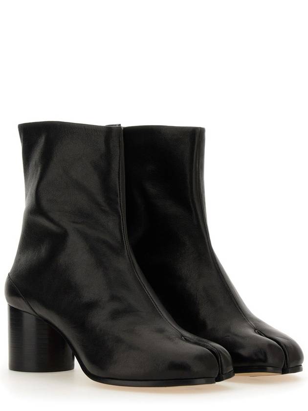 Tabi Lambskin Ankle Middle Boots Black - MAISON MARGIELA - BALAAN 6