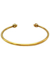 Twin Skull Bracelet Gold - ALEXANDER MCQUEEN - BALAAN 3