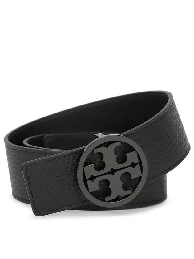 Miller Leather Belt Black - TORY BURCH - BALAAN 2