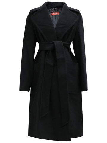 Bernard Single Coat Black - MAX MARA - BALAAN 1