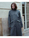 Francis Winter Wool Coat Charcoal - LETTER FROM MOON - BALAAN 6