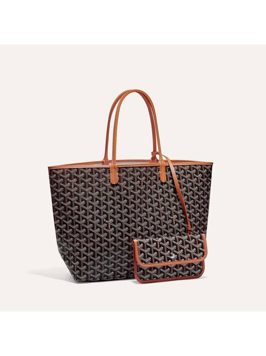 Saint Louis Saint Louis PM Tote Bag Black Tan - GOYARD - BALAAN 2