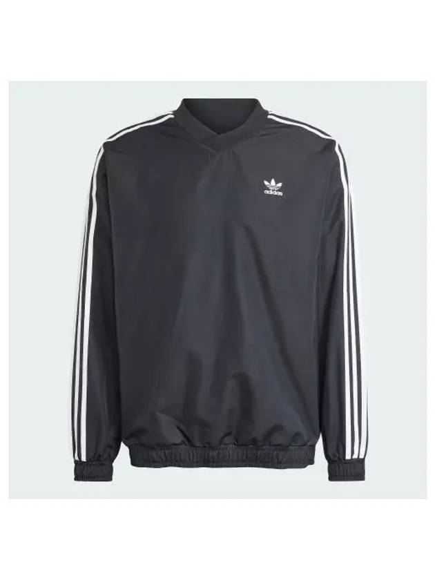 Adicolor Woven Crewneck Windbreaker Black - ADIDAS - BALAAN 2