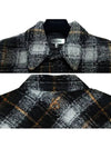 Kervont Check Shirt Jacket Anthracite - ISABEL MARANT - BALAAN 4