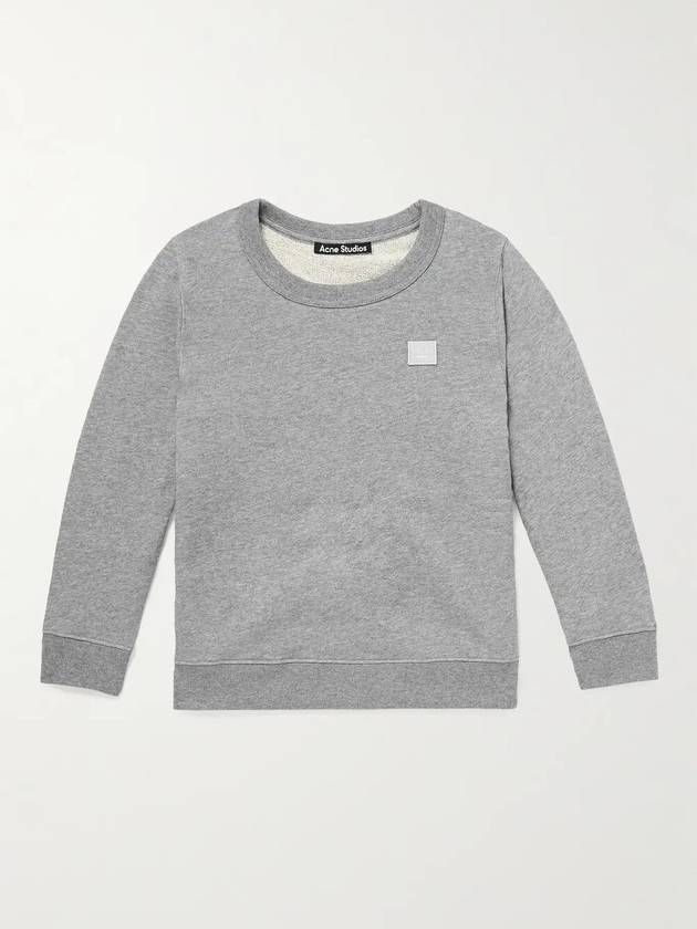 Acne Face Logo Sweatshirt Kids Gray - ACNE STUDIOS - BALAAN 4