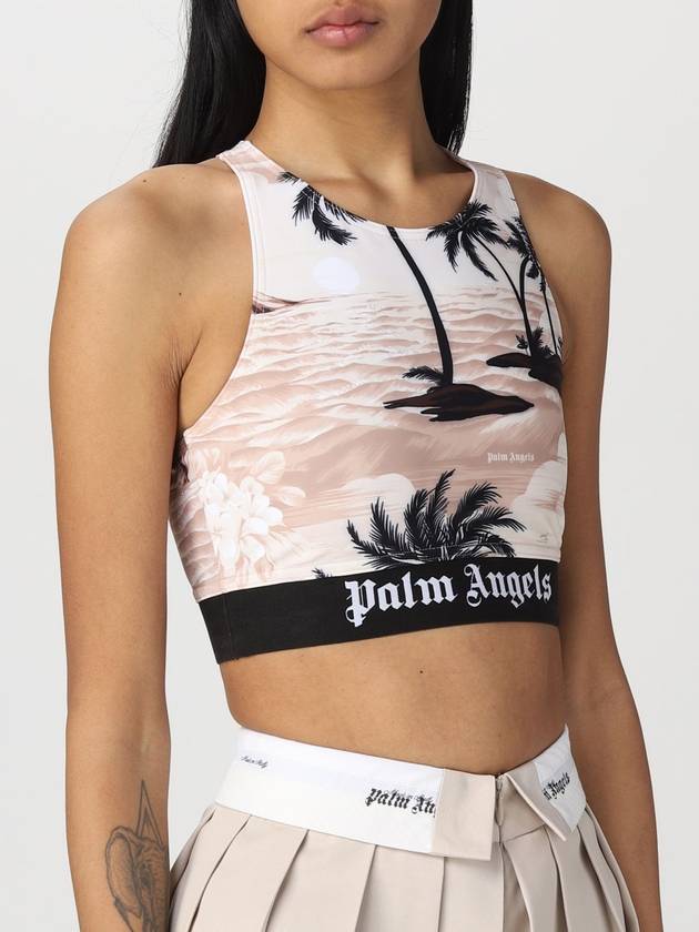 Top Palm Angels in tessuto stretch - PALM ANGELS - BALAAN 5