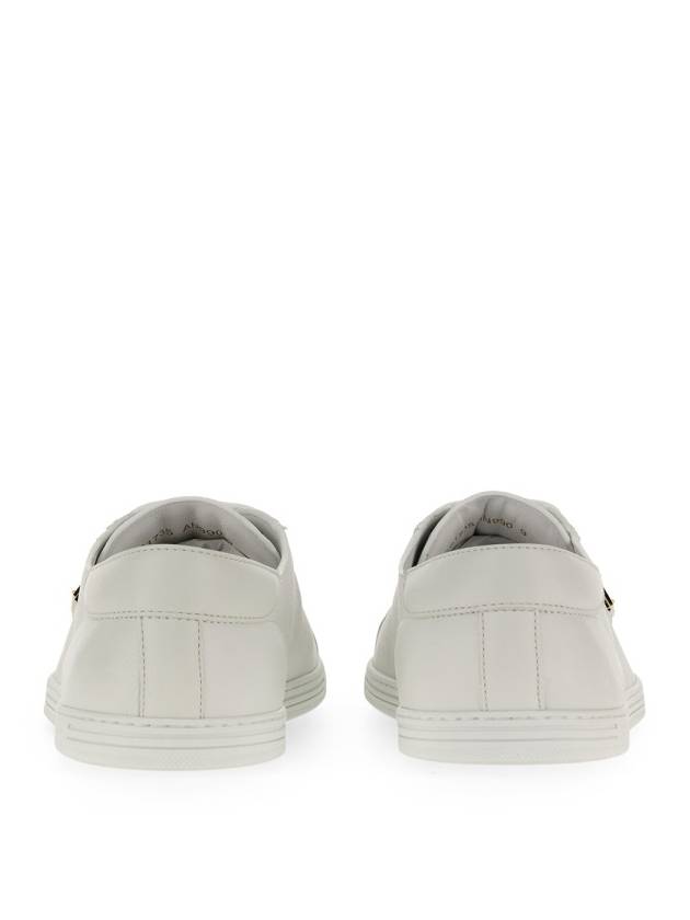 Saint Tropez Calfskin Sneakers White - DOLCE&GABBANA - BALAAN 3