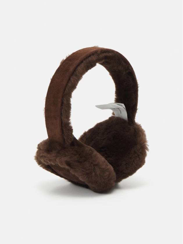 logo earmuff earmuffs dark brown 20955 for women - UGG - BALAAN 4