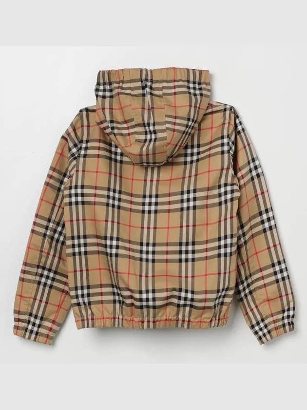 Kids Check Reversible Windbreaker Jacket - BURBERRY - BALAAN 4