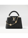 Women s Capucine BB Black Love Lock Chain Tote Bag M23950 - LOUIS VUITTON - BALAAN 1