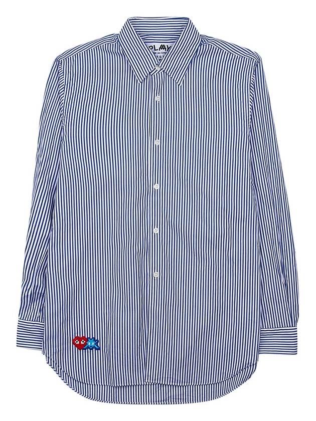 Striped long sleeve shirt P1B026 BLUE WHITE STRIPES - COMME DES GARCONS - BALAAN 10