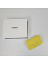 Classic Grained Shiny Calfskin Card Wallet Yellow - CHANEL - BALAAN 3