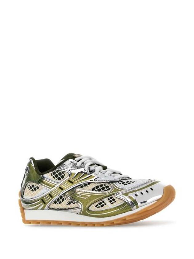 Orbit Mesh Rubber Low Top Sneakers Green - BOTTEGA VENETA - BALAAN 3