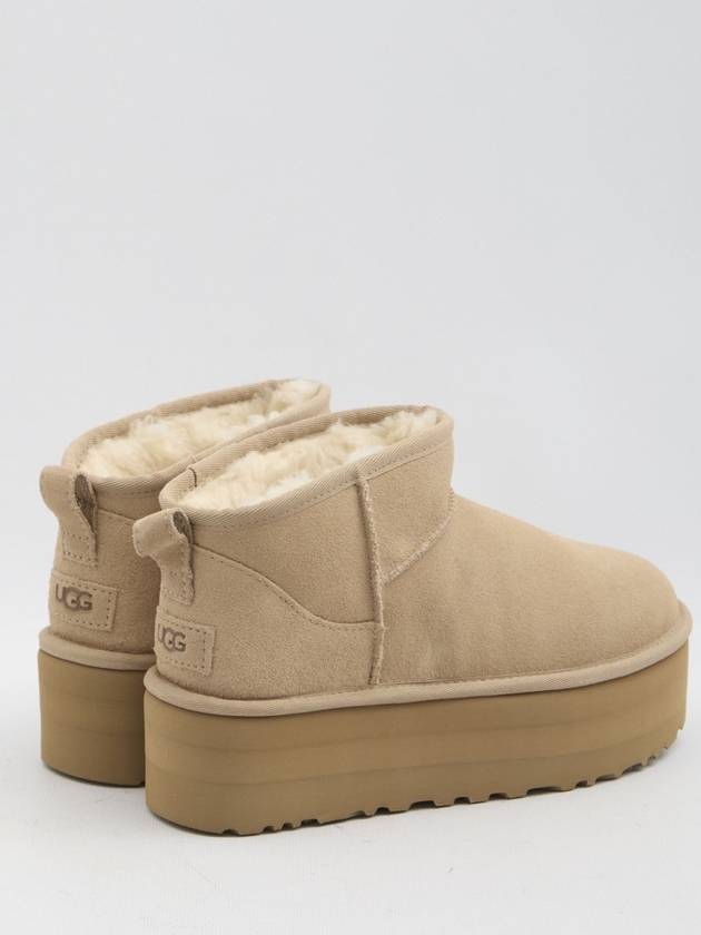 Classic Ultra Mini Platform Winter Boots Sand - UGG - BALAAN 4