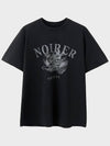 Archive Print Short Sleeve T-Shirt Black - NOIRER - BALAAN 3