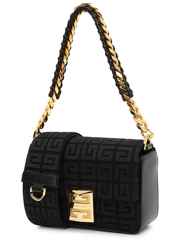 4G Embroidered Canvas Chain Cross Bag Black - GIVENCHY - BALAAN 4