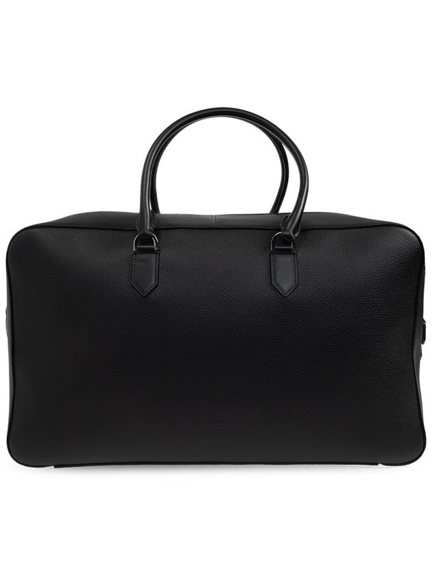 Tom Ford Leather Carry-on Bag, Men's, Black - TOM FORD - BALAAN 3