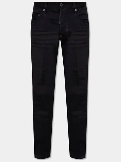 Skater Slim Cut Jeans Black - DSQUARED2 - BALAAN 2