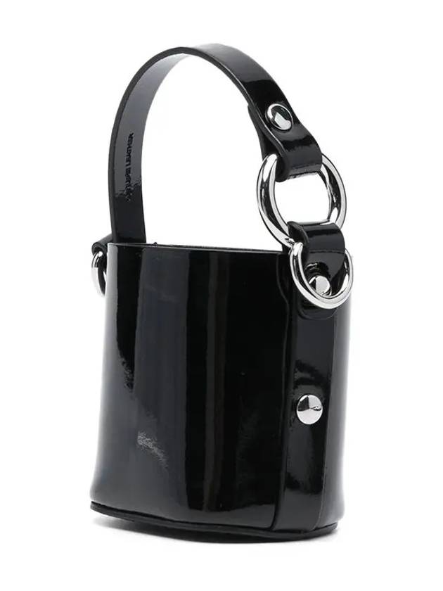 Daisy High Shine Mini Bucket Bag Black - VIVIENNE WESTWOOD - BALAAN 3