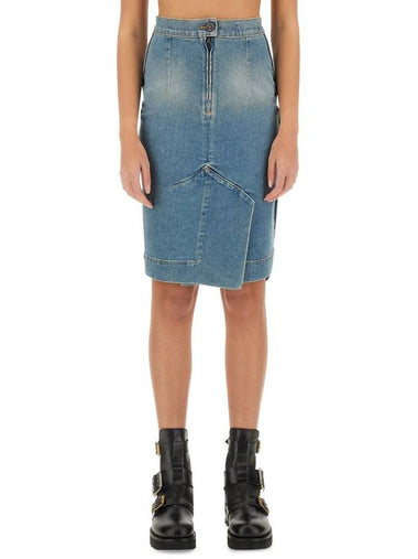 DENIM MIDI SKIRT - VIVIENNE WESTWOOD - BALAAN 1