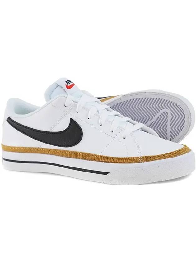 Court Legacy Next Nature Low Top Sneakers White Desert Ochre - NIKE - BALAAN 3