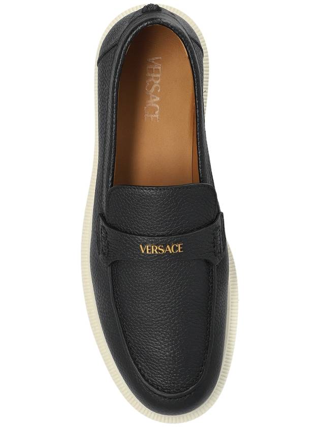 Versace Leather Shoes Type Loafers, Men's, Black - VERSACE - BALAAN 6