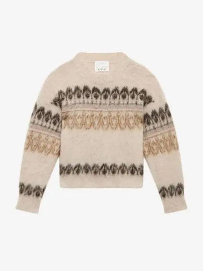 Dullyh Decorative Mohair Sweater Khaki - ISABEL MARANT - BALAAN 2