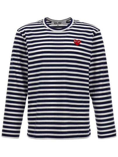 Applique Logo Striped Long Sleeve T-Shirt AXT010051 - COMME DES GARCONS PLAY - BALAAN 2