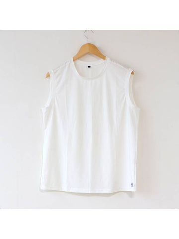 SPGRMOSN Functional Sleeveless Round Tee White - SUPENER - BALAAN 1