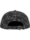 Warp Jacquard Logos Denim 6Panel Black - SUPREME - BALAAN 2