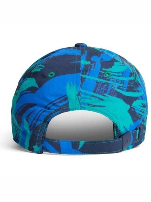 Men's Golf Jim Print Ball Cap Green Blue - J.LINDEBERG - BALAAN 3