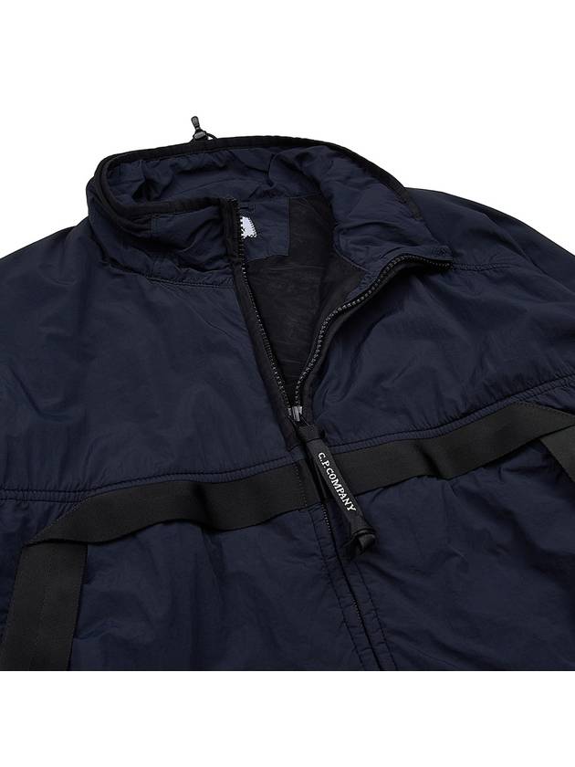 Men's Lens Wappen Zip-Up Jacket Navy - CP COMPANY - BALAAN 8