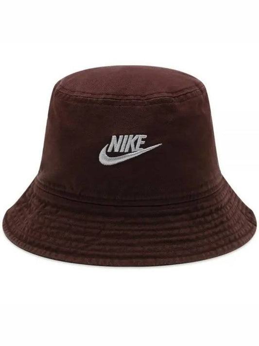 Sportswear Futura Washed Bucket Hat Brown - NIKE - BALAAN 1