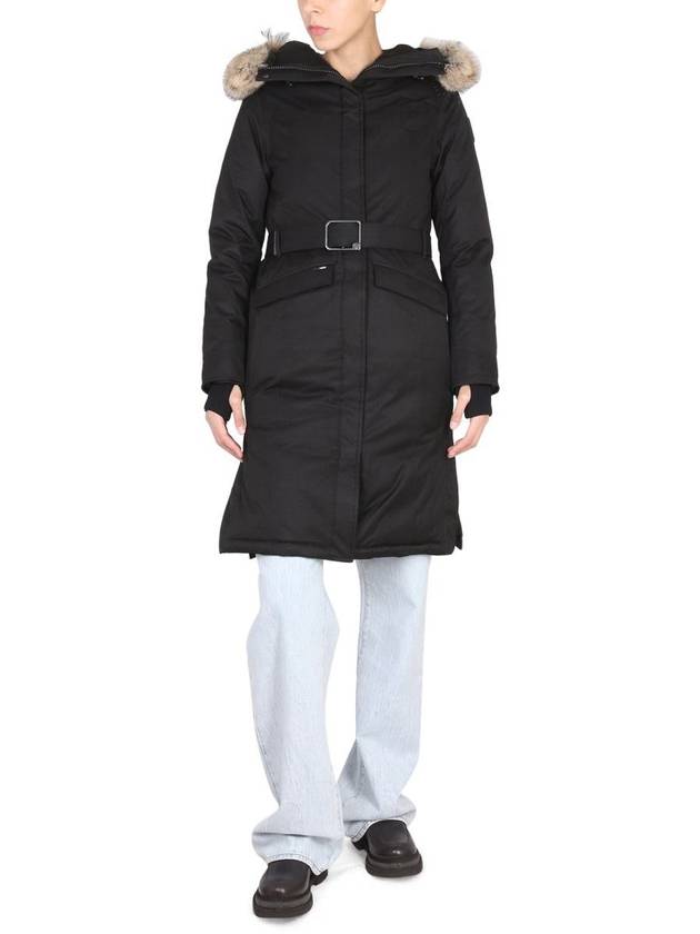 Morgan Coyote Fur Long Parka Black - NOBIS - BALAAN 3