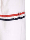 Armband Detail Seersucker Long Sleeve Shirt White - THOM BROWNE - BALAAN 5