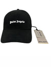 Classic Logo Ball Cap Black - PALM ANGELS - BALAAN 9