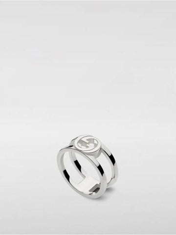 Interlocking G 9mm Ring Silver - GUCCI - BALAAN 1