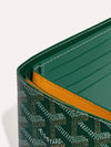 Victoire Wallet Green In Canvas And Calfskin - GOYARD - BALAAN 4