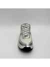 Fabric Laminated Low Top Sneakers Silver - CHANEL - BALAAN 5