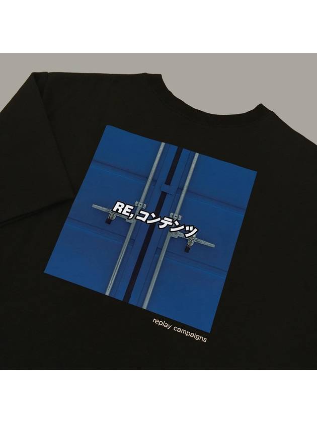 new black replay campaign 1 2 tee cobalt blue - REPLAYCONTAINER - BALAAN 1