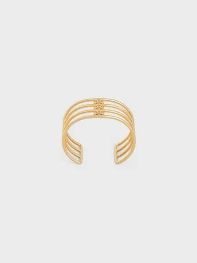 Triomphe Cage Bracelet Gold - CELINE - BALAAN 2