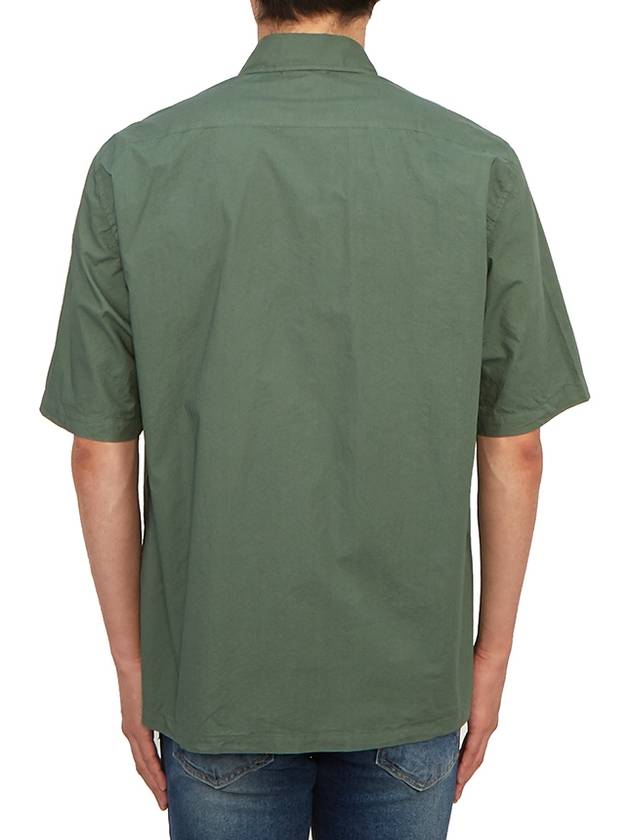 Short Sleeve Shirt 16CMSH208A005328G 649 Green - CP COMPANY - BALAAN 4