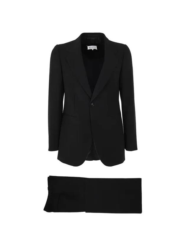 Men's Tailor Suit Black - MAISON MARGIELA - BALAAN.