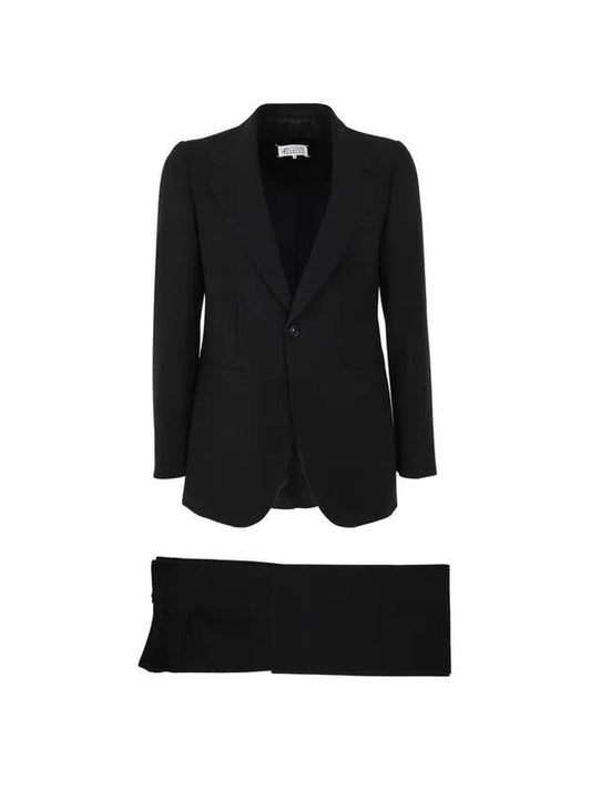 Men's Tailor Wool Suit Black - MAISON MARGIELA - BALAAN 1