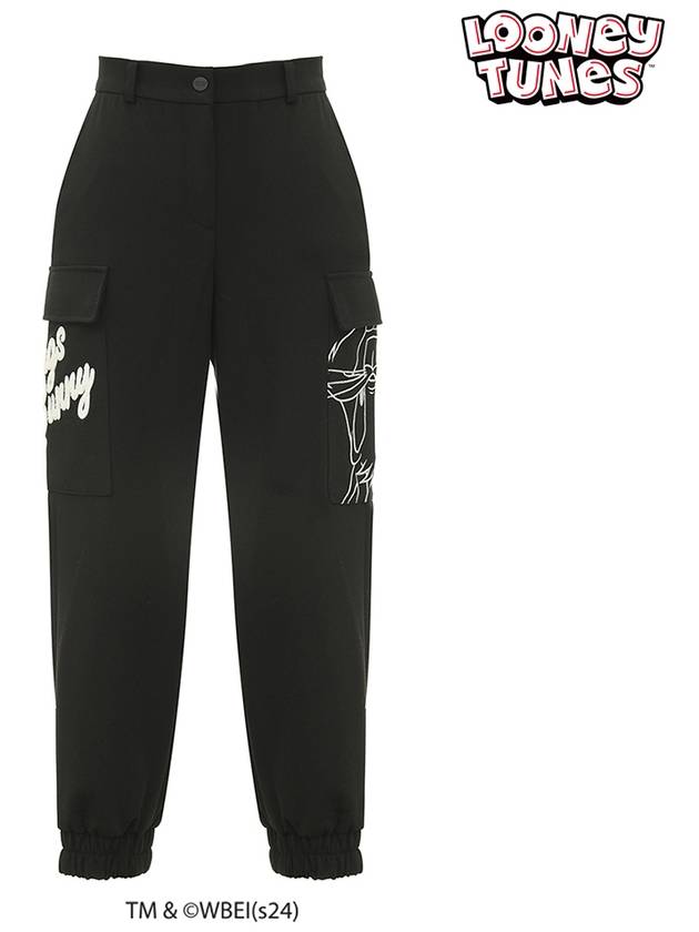 Women s Bugs Bunny Artwork Banding Jogger Long Pants SO3LPAR16 - SPARKS - BALAAN 2