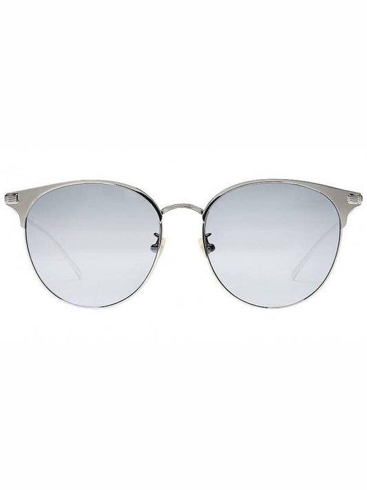 Eyewear Round Metal Sunglasses Silver - SAINT LAURENT - BALAAN.