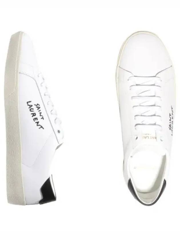 leather embroidered sneakers - SAINT LAURENT - BALAAN 1