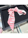 CC Logo Ribbon Stripe Silk Twilly Scrunch Hair Band Chouchou Gopchang Hair Band Scarf Bandeau AA8965 - CHANEL - BALAAN 9